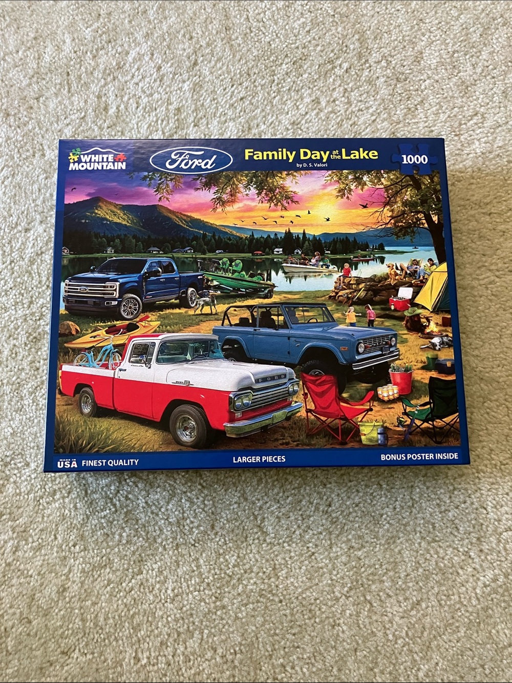 White Mountain Puzzle Family Day at the Lake